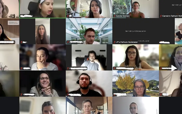 Una clase en directo con la comunidad