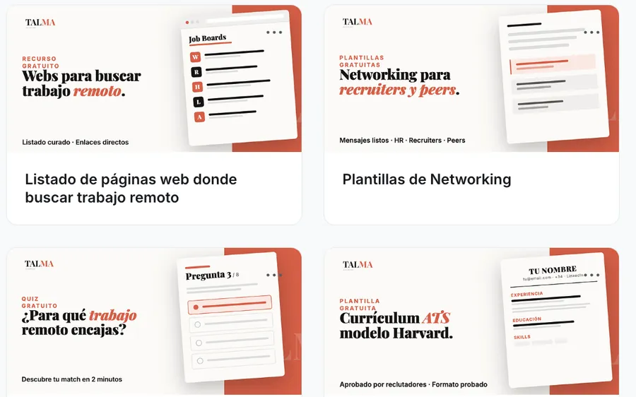 Plantillas y recursos de Talma